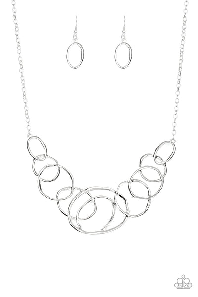 All Around Radiance - Silver Paparazzi Necklace