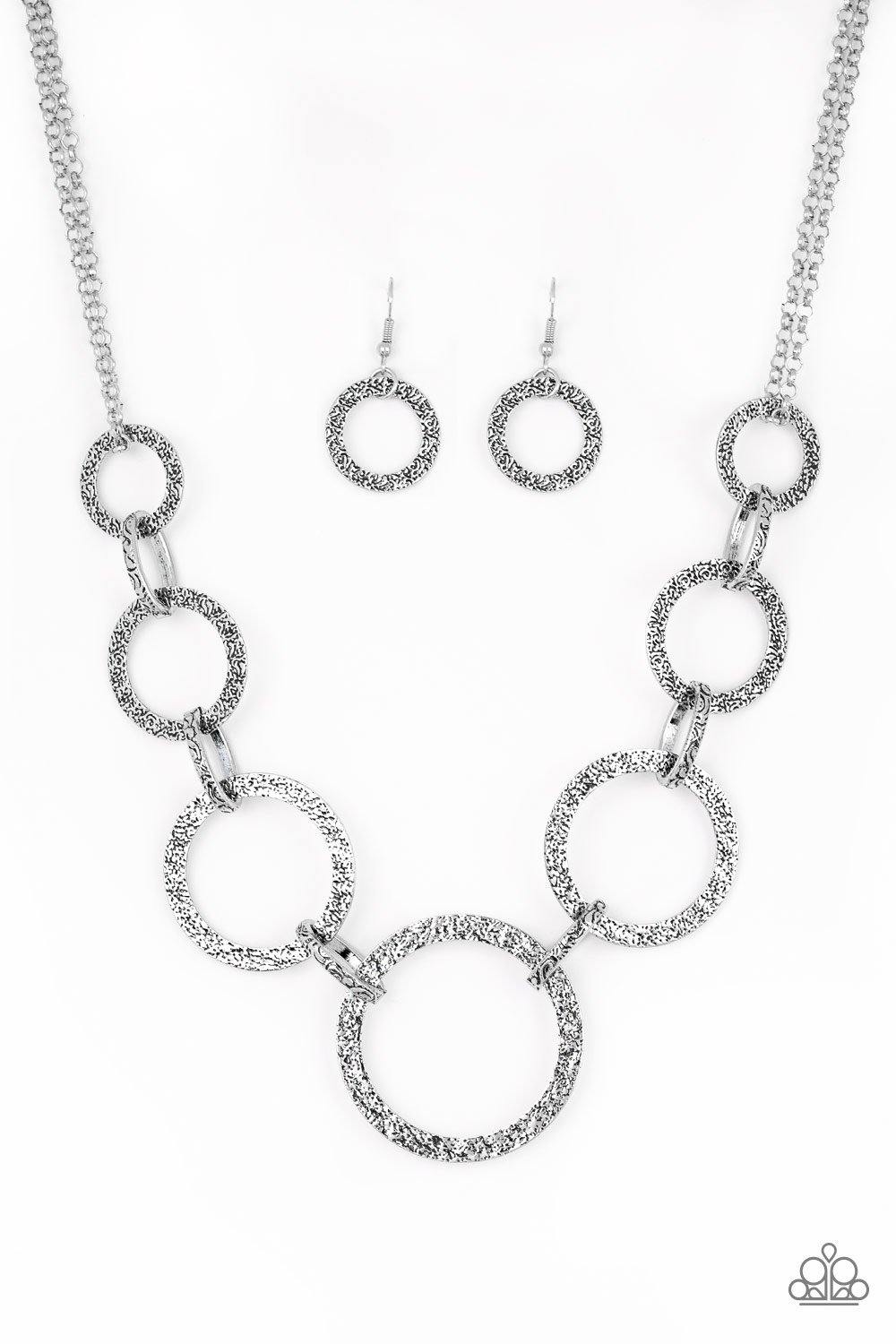 City Circus - Silver Paparazzi Necklace - sofancyjewels