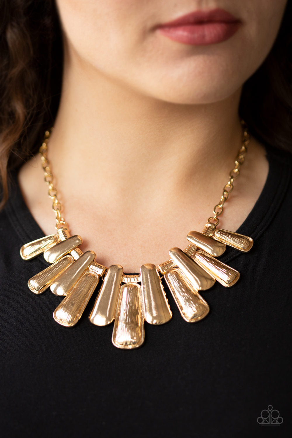 MANE Up - Gold Paparazzi Necklace