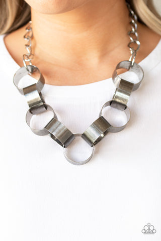 Big Hit - Silver Paparazzi Necklace