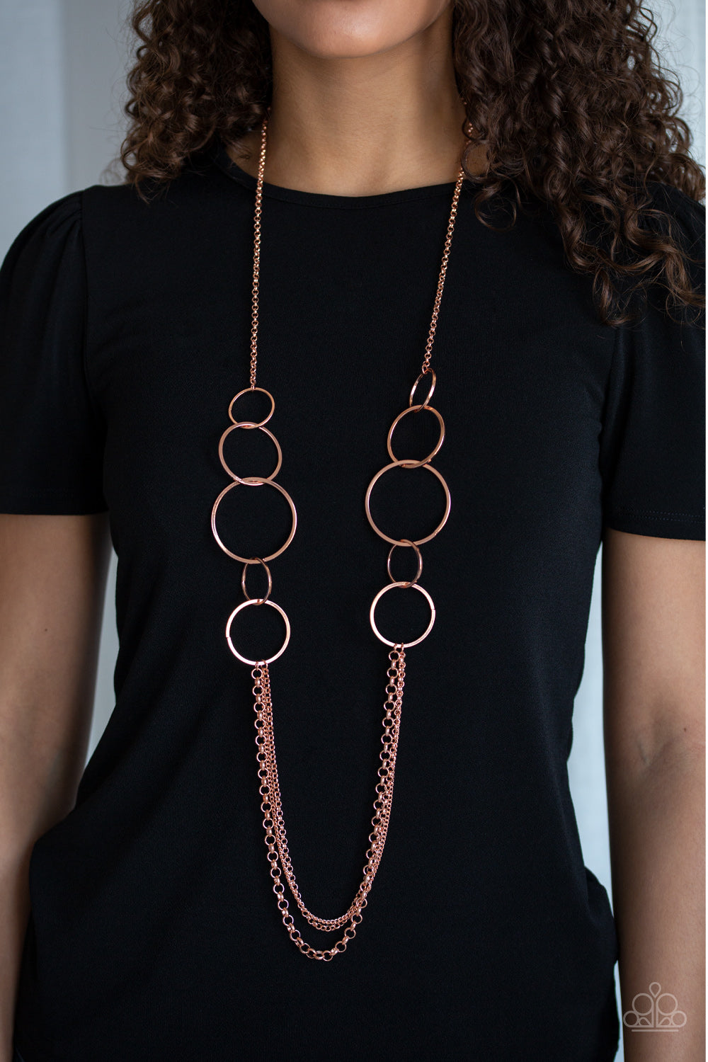 Ring In The Radiance - Copper Paparazzi Necklace