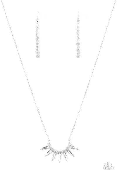 Empirical Elegance - White Paparazzi Necklace