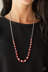 Stratosphere Sparkle - Red Paparazzi Necklace