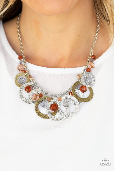 Turn It Up - Multi Paparazzi Necklace