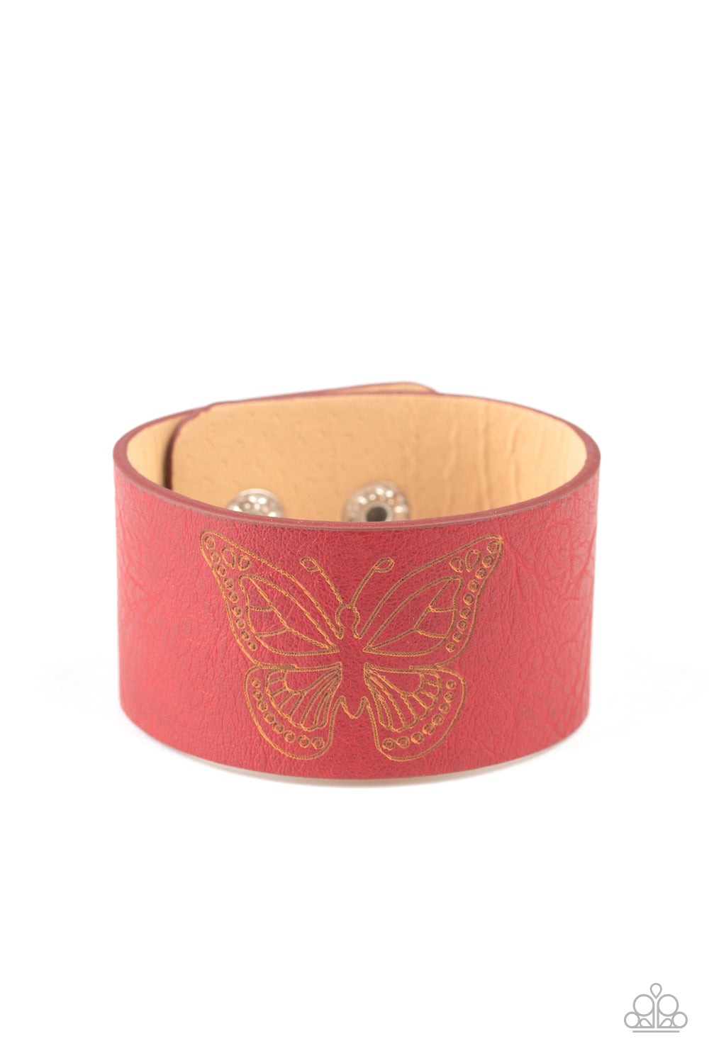 Flirty Flutter - Red Urban Paparazzi Bracelet