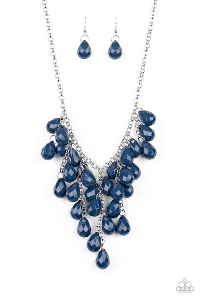 Serenely Scattered - Blue Paparazzi Necklace