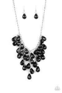 Serenely Scattered - Black Paparazzi Necklace