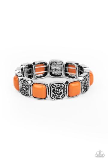 Trendy Tease - Orange Paparazzi Bracelet