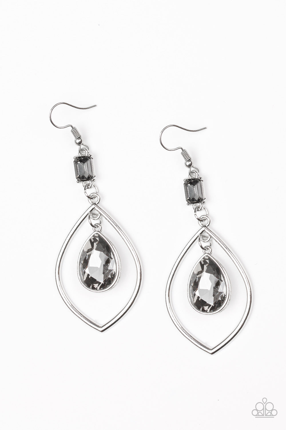 Priceless - Silver Paparazzi Earrings