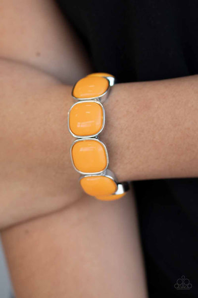 Vivacious Volume - Orange Paparazzi Bracelet