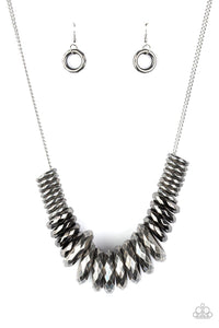 Haute Hardware - Silver Paparazzi Necklace - sofancyjewels