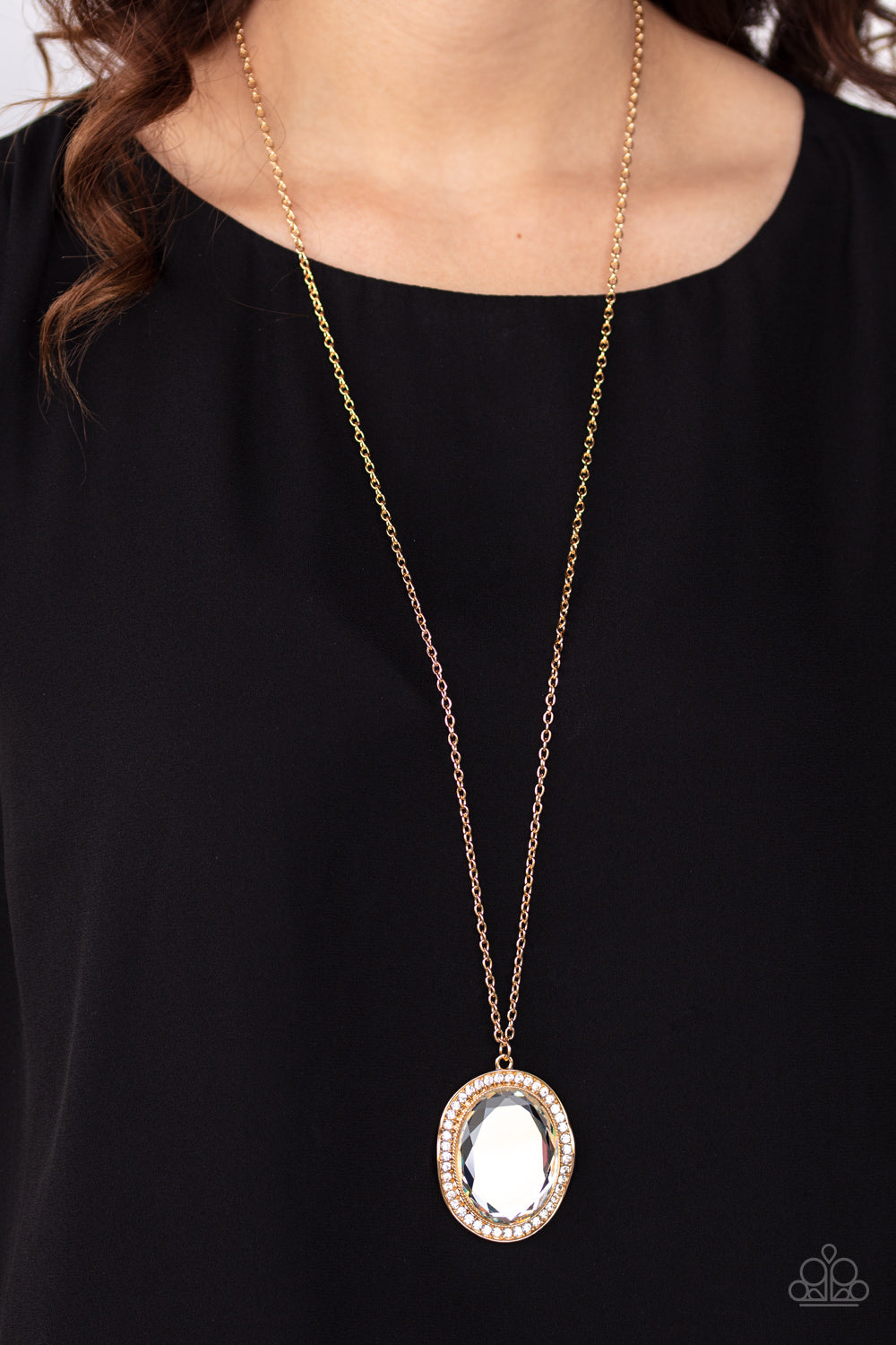 REIGN Them In - Gold Paparazzi Necklace