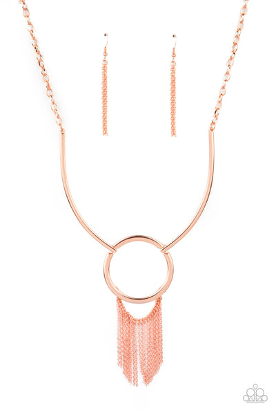 Pharaoh Paradise - Copper Paparazzi Necklace