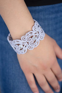 Vintage Romance - Silver Paparazzi Bracelet - sofancyjewels