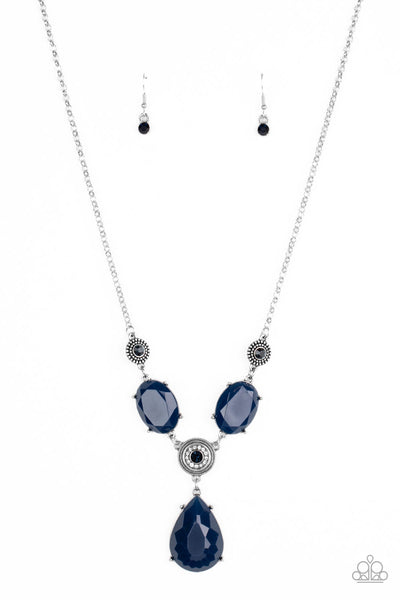 Heirloom Hideaway - Blue Paparazzi Necklace