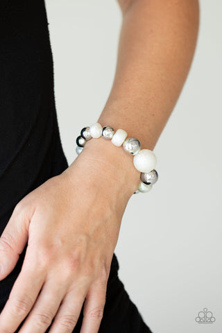 Starstruck Shimmer - White White Bracelet
