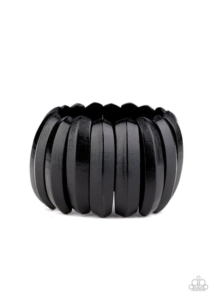 Colorfully Congo - Black Paparazzi Bracelet - sofancyjewels