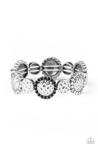 Mixed Up Metro - Multi Paparazzi Silver Bracelet - sofancyjewels