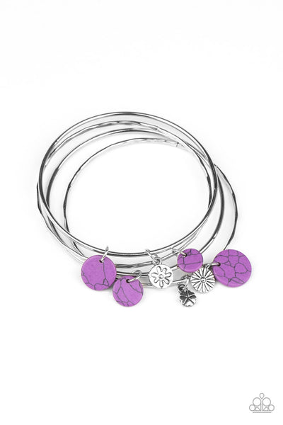 Prairie Plains - Purple Paparazzi Bracelet