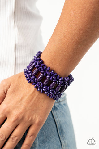 Fiji Flavor - Purple Paparazzi Bracelet