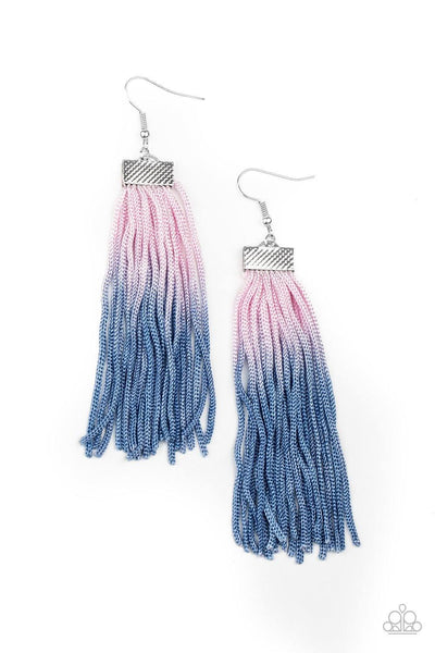 Dual Immersion - Pink Paparazzi Earrings - sofancyjewels