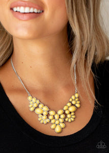 Bohemian Banquet - Yellow Paparazzi Necklace - sofancyjewels