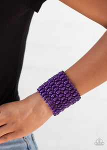 Way Down In Kokomo - Purple Paparazzi Bracelet