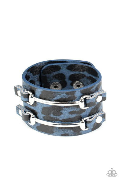 Safari Scene - Blue Paparazzi Paparazzi Bracelet - sofancyjewels