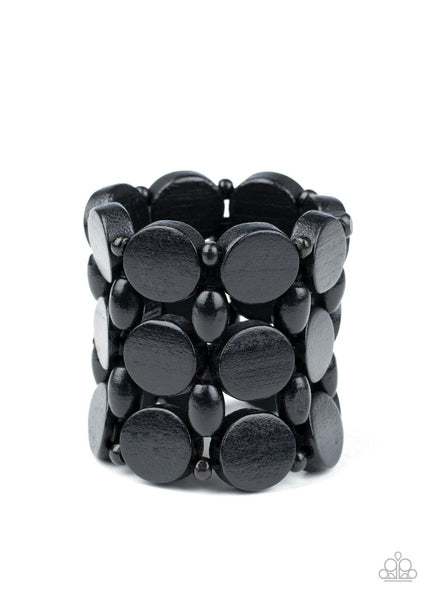 Cruising Coronado - Black Paparazzi Bracelet - sofancyjewels