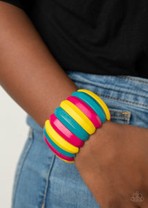 Colorfully Congo - Multi Paparazzi Bracelet