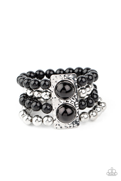 WEALTH-Conscious - Black Paparazzi bracelet