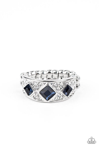 New Age Nouveau - Blue Paparazzi Ring - sofancyjewels