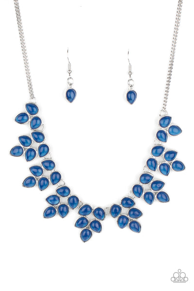 Hidden Eden - Blue Paparazzi Necklace