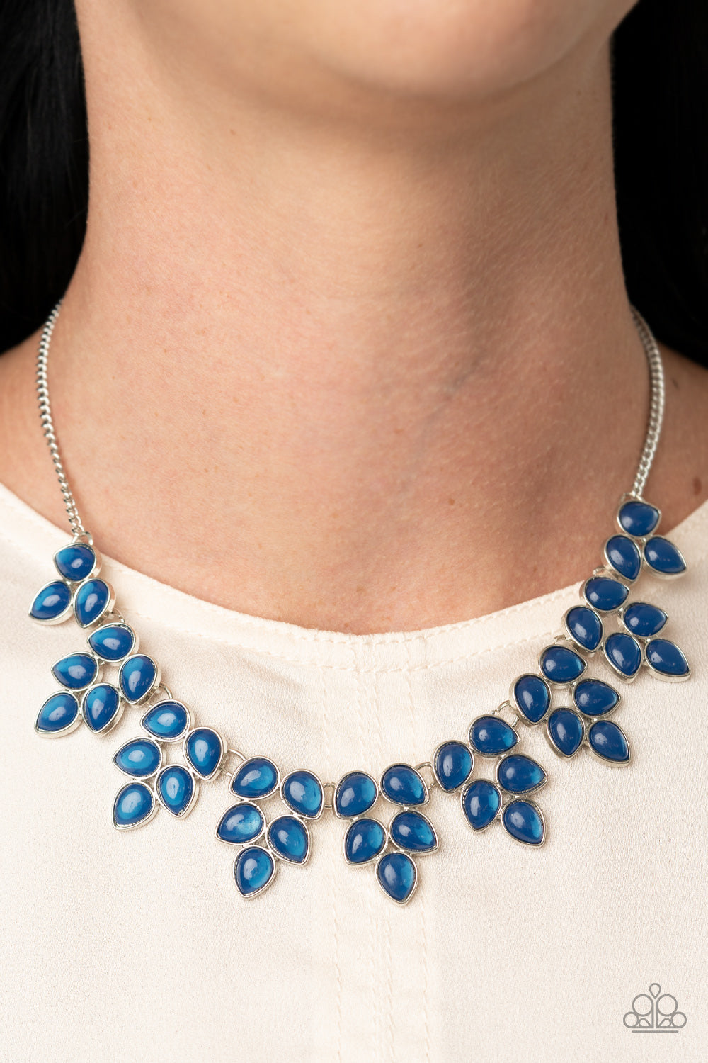 Hidden Eden - Blue Paparazzi Necklace