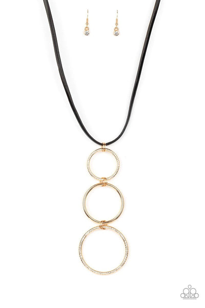 Curvy Couture - Gold Paparazzi Necklace - sofancyjewels