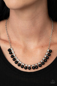 Frozen in TIMELESS - Black Paparazzi Necklace