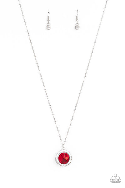 Trademark Twinkle - Red Paparazzi Silver Necklace