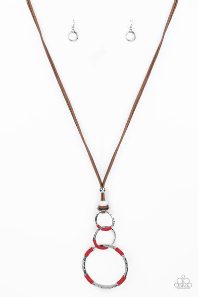 Rural Renovation - Red Paparazzi Necklace