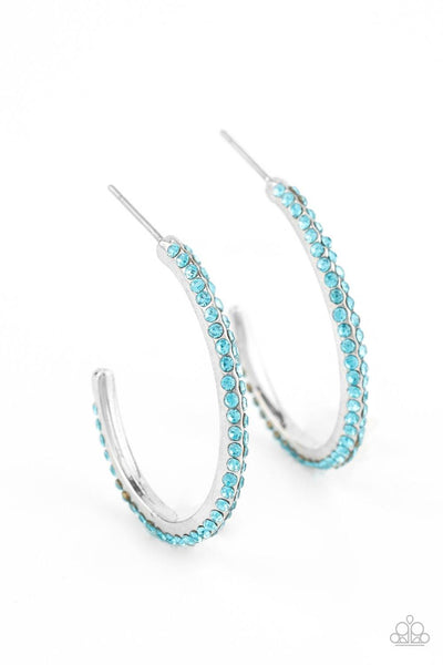 Dont Think Twice - Blue Paparazzi Earrings - sofancyjewels