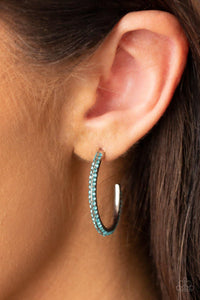 Dont Think Twice - Blue Paparazzi Earrings - sofancyjewels