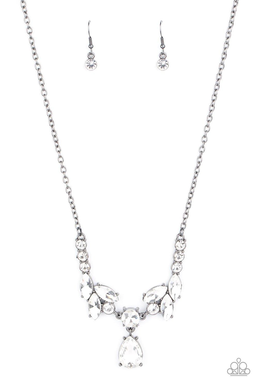 Unrivaled Sparkle - Black Paparazzi Necklace - sofancyjewels