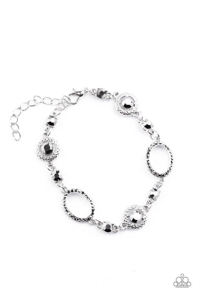 Wedding Day Demure - Silver Paparazzi Bracelet - sofancyjewels