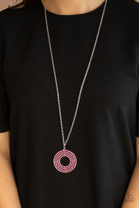 High-Value Target - Pink Paparazzi Necklace