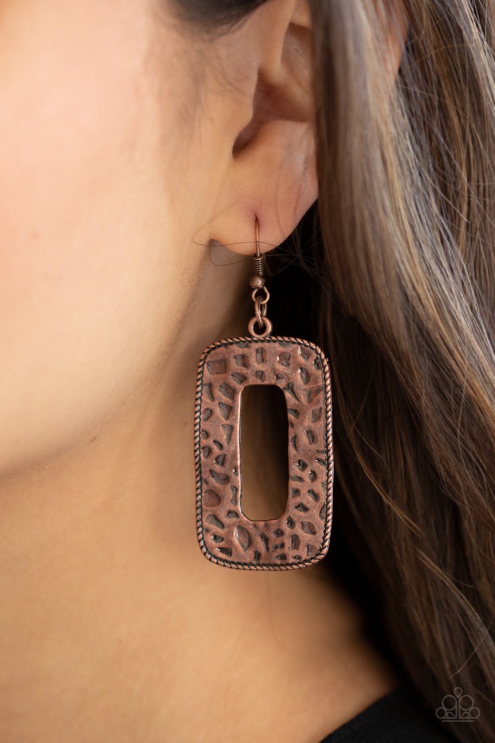 Primal Elements - Copper Paparazzi Earrings