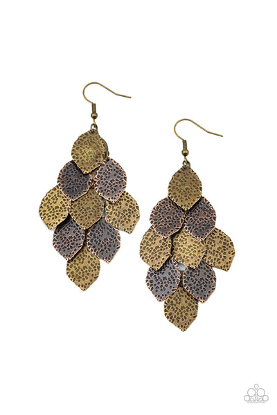 Loud and Leafy - Multi Paparazzi Earings