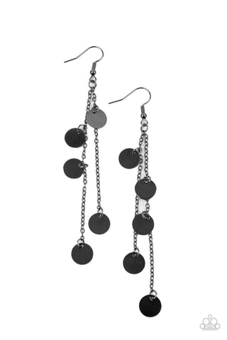 Take A Good Look - Black Paparazzi Earrings - sofancyjewels
