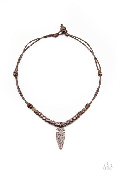 Rush In ARROWHEAD-First - Copper Paparazzi Necklace