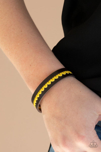 Made With Love - Yellow Paparazzi Bracelet - sofancyjewels