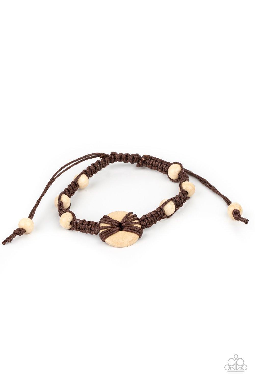 The Road KNOT Taken - Brown Paparazzi Bracelet - sofancyjewels