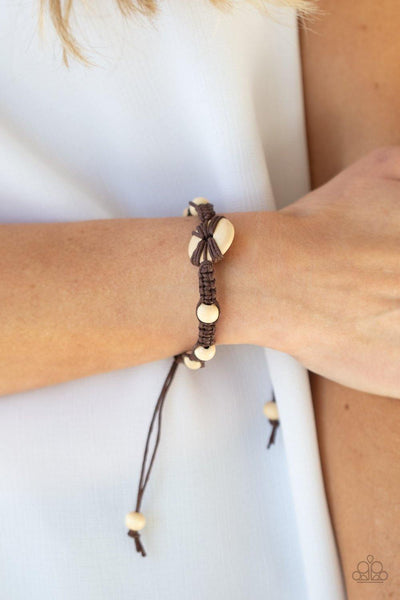 The Road KNOT Taken - Brown Paparazzi Bracelet - sofancyjewels